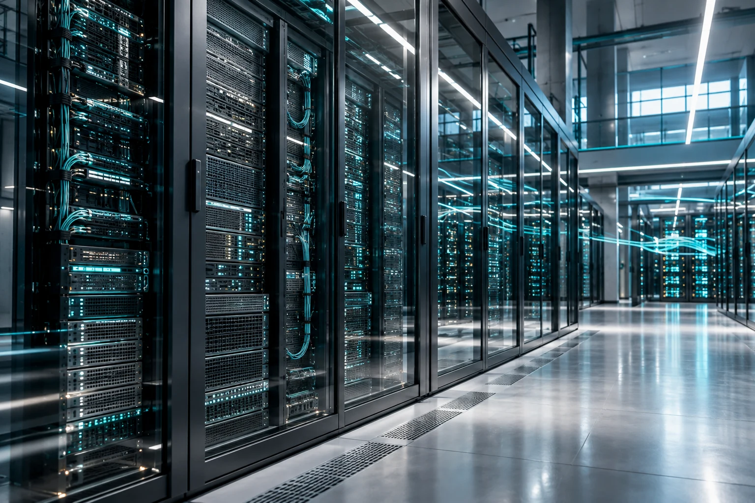 Illustrative connected AI infrastructure